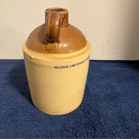 60s Platt Valley McCormick Corn Whiskey Pint Stoneware Jug Bar Rustic Decor Vase - Picture 2 of 7